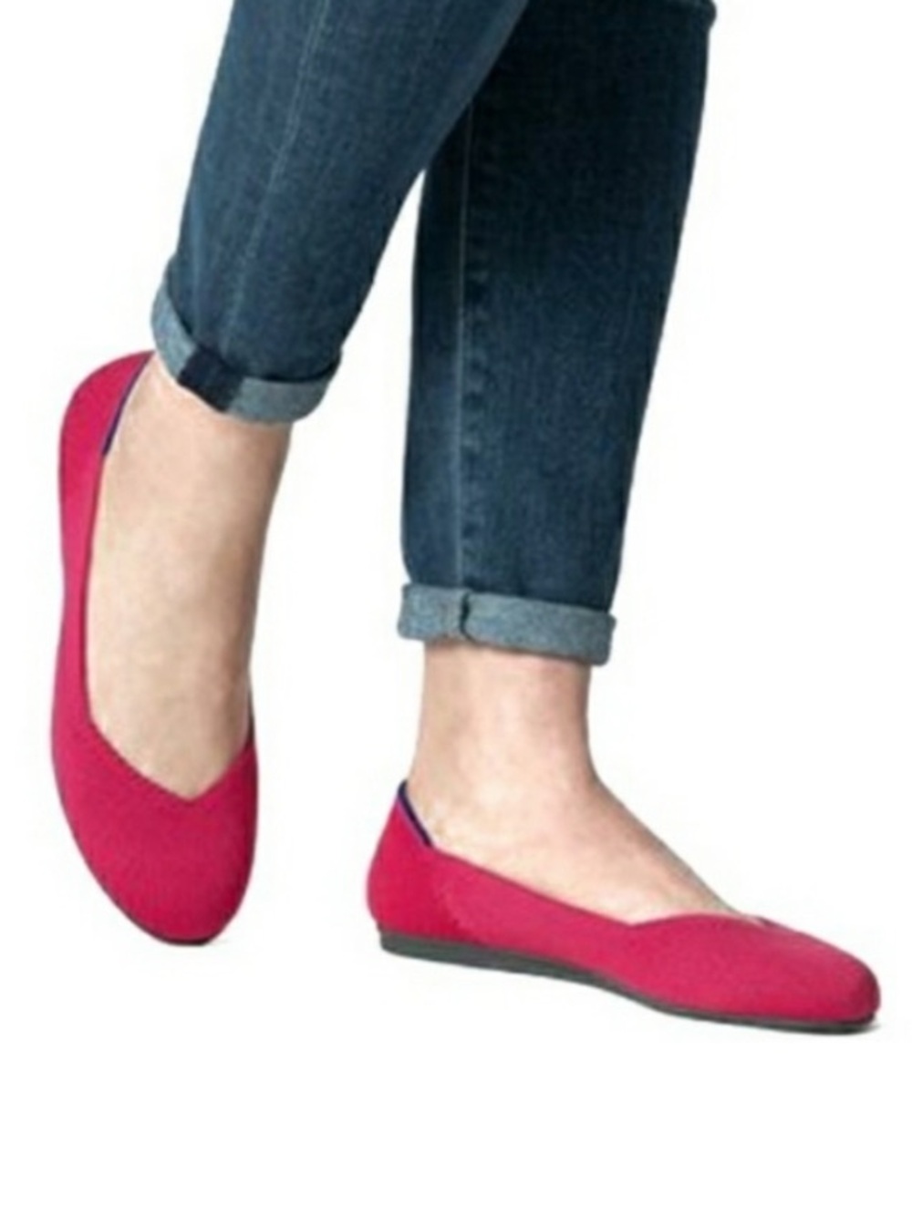 Rothy’s Hot Pink Barbie Round Toe Slip-on Flats *Discontinued*